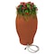 Emsco Group 50 Gallon Flatback Stoneware Urn Rain Barrel, 50 Gallons, Terracotta 2232-1 - alternate 1